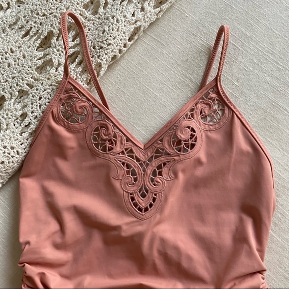 Tori Praver Crochet One Piece Swimsuit - Picture 5 of 15